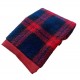 Red Tartan Memory Foam Cover