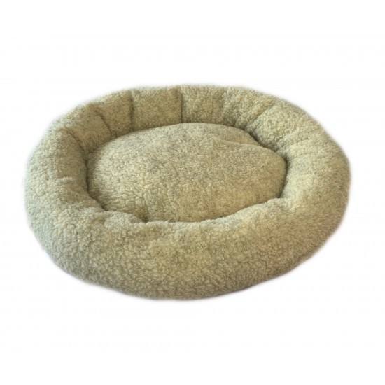 Donut Snuggle Bed - Anti Anxiety Calming Dog Bed - Cashmere Cream