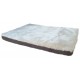 Luxury Faux Fur Orthopaedic Dog Bed - Cream 